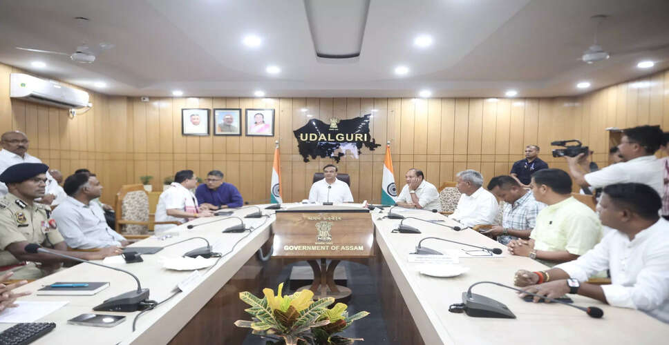 बोडोलैंड क्षेत्र में विकास कार्यों को तेज करने के लिए असम सरकार की पहल