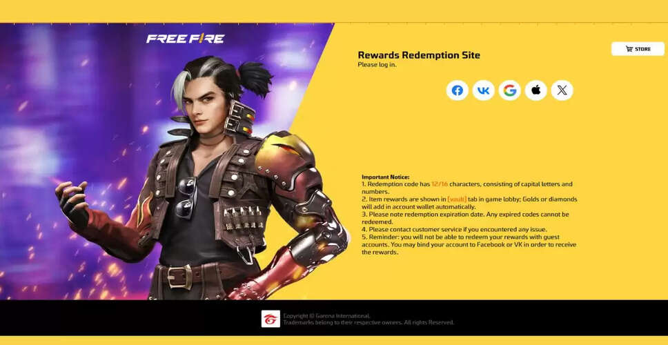 Garena Free Fire Max: Redeem Codes for June 5, 2025 Revealed