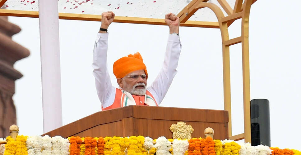 प्रधानमंत्री मोदी ने स्वतंत्रता दिवस पर किसानों और आत्मनिर्भरता पर जोर दिया