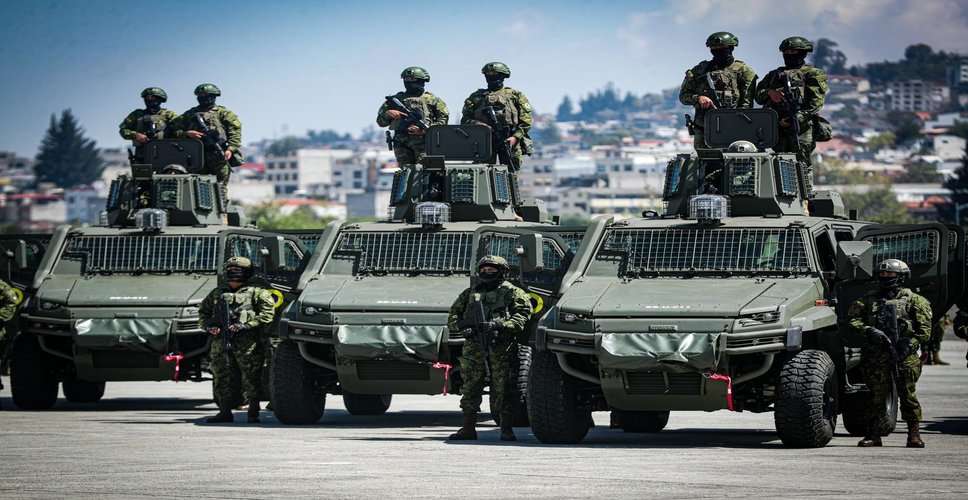 संगठित अपराध से निपटने के लिए इक्वाडोर ने बख्तरबंद वाहनों को किया तैनात