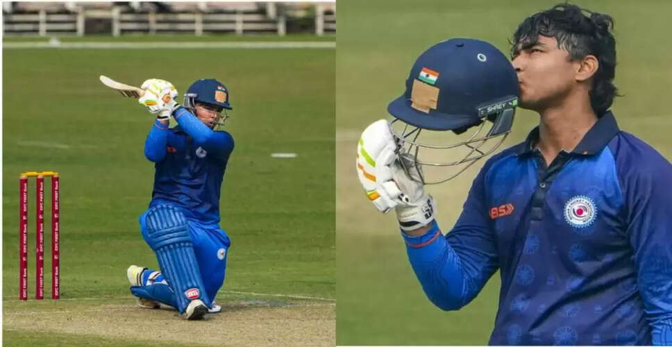 वैभव सूर्यवंशी ने विजय हजारे ट्रॉफी में रचा इतिहास, 36 गेंदों में जड़ा शतक