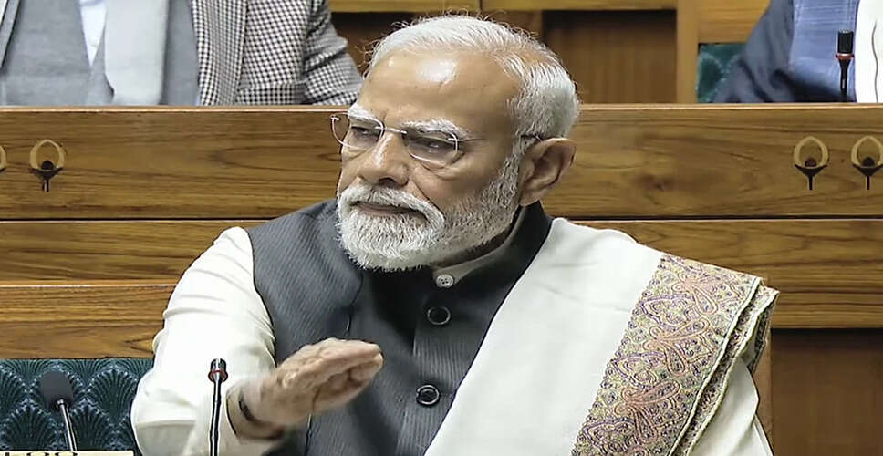 प्रधानमंत्री मोदी का लोकसभा में पश्चिम एशिया संघर्ष पर भाषण