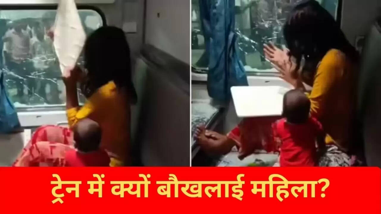 महिला ने ट्रेन की खिड़की तोड़कर क्यों किया हंगामा? जानें वायरल वीडियो की सच्चाई