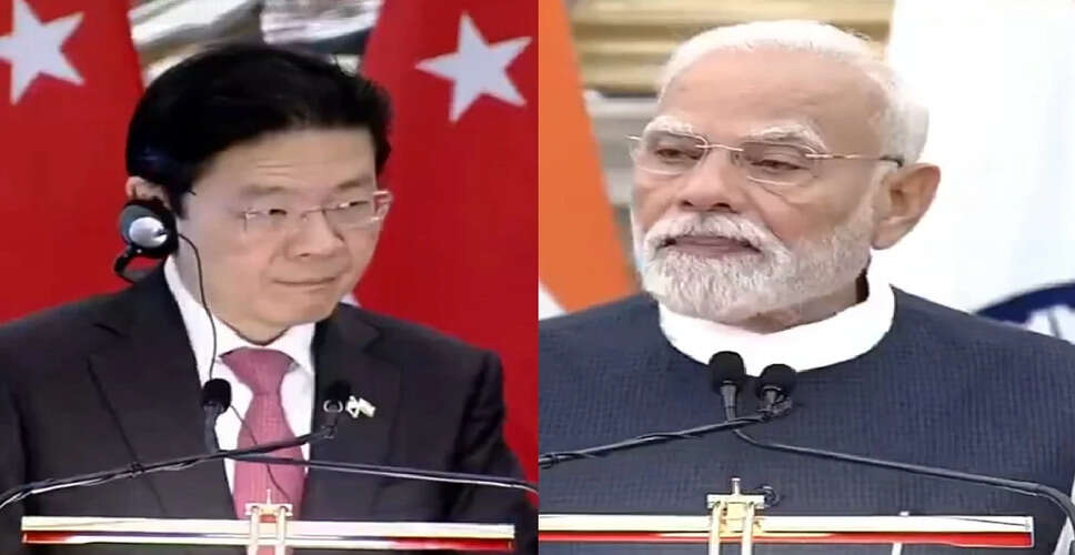 भारत और सिंगापुर के बीच नई साझेदारी के समझौते पर हस्ताक्षर
