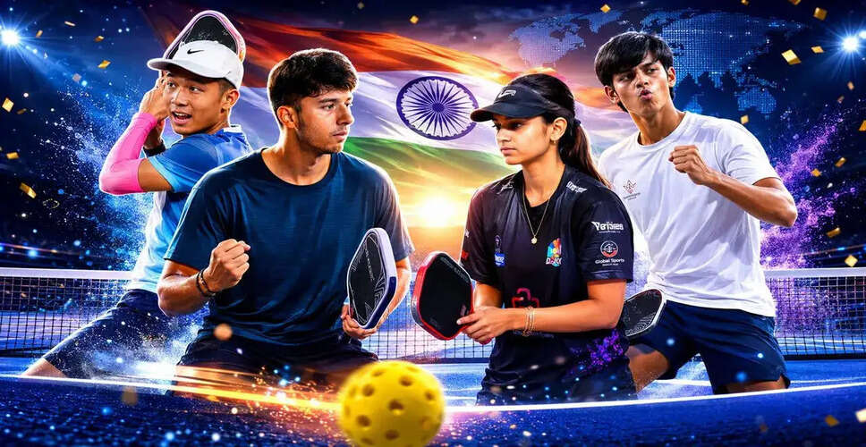 भारत के युवा खिलाड़ियों ने पिकलबॉल में अंतरराष्ट्रीय सफलता हासिल की