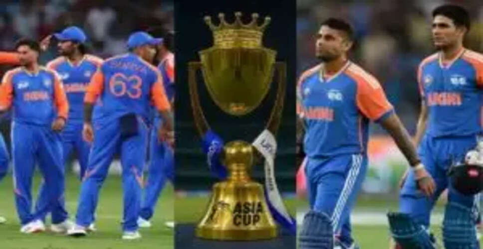 एशिया कप 2025: भारत की 15 सदस्यीय टीम का ऐलान, सूर्या होंगे कप्तान