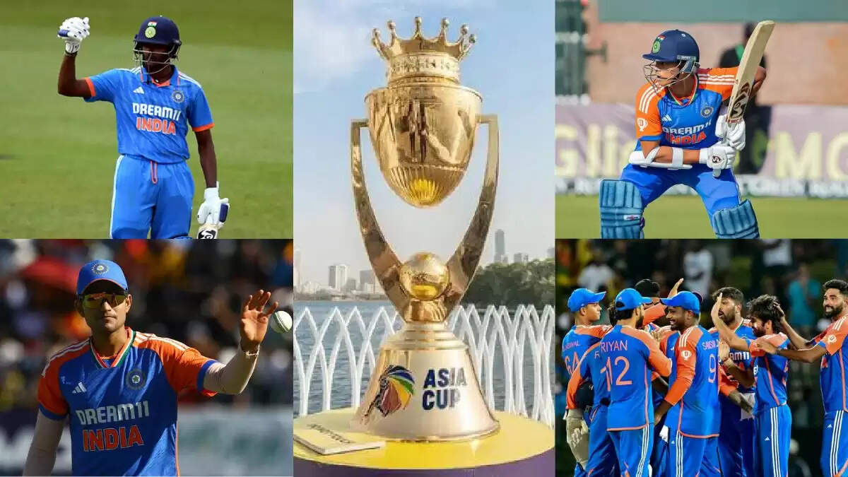 एशिया कप 2025 के लिए भारतीय टीम की संभावित घोषणा