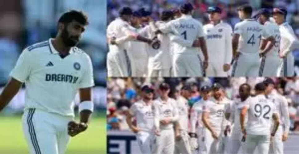 जसप्रीत बुमराह के खेलने की स्थिति स्पष्ट, चौथा टेस्ट मैच अहम