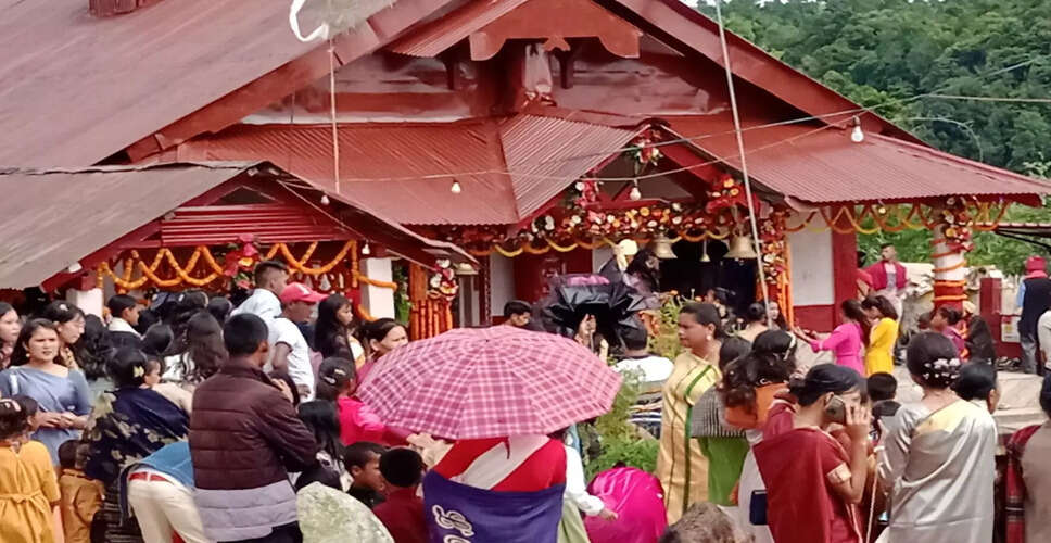 मेघालय के नर्तियांग में दुर्गा पूजा का भव्य उत्सव