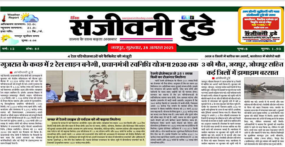 आज का ई-पेपर: 28 अगस्त 2025 का अंक