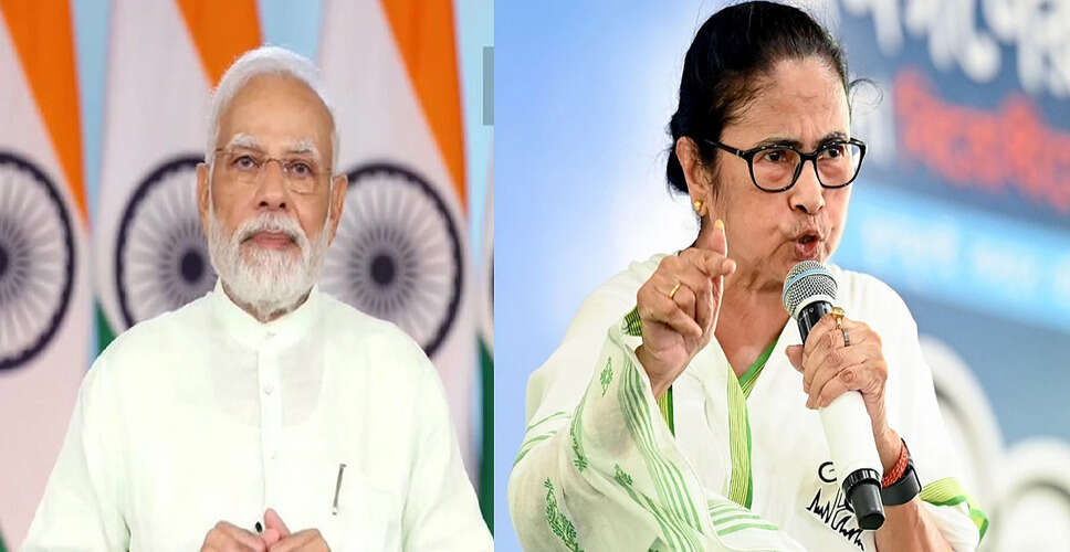 प्रधानमंत्री मोदी और ममता बनर्जी के बीच बाढ़ पर वाकयुद्ध