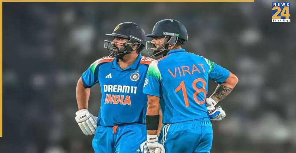 भारत और ऑस्ट्रेलिया के बीच ODI श्रृंखला में कोहली और शर्मा की भागीदारी पर संशय