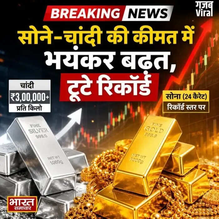 सोने और चांदी की कीमतों में ऐतिहासिक वृद्धि