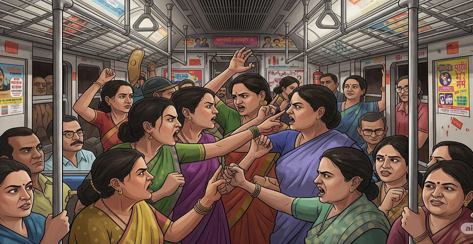 मुंबई में भाषा विवाद: लोकल ट्रेन में महिलाओं के बीच गरमागरम बहस
