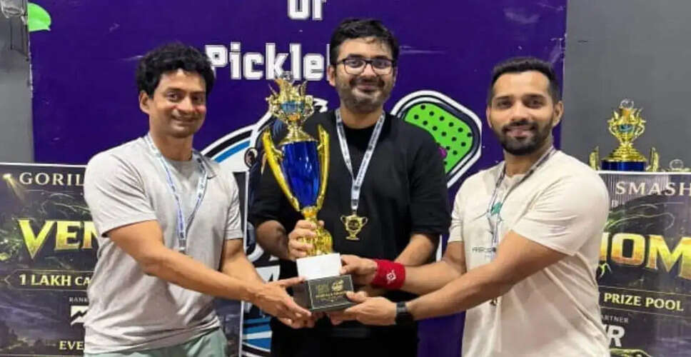 केदार, प्रताप और अरुण ने इंटरमीडिएट टीम इवेंट में जीती चैंपियनशिप