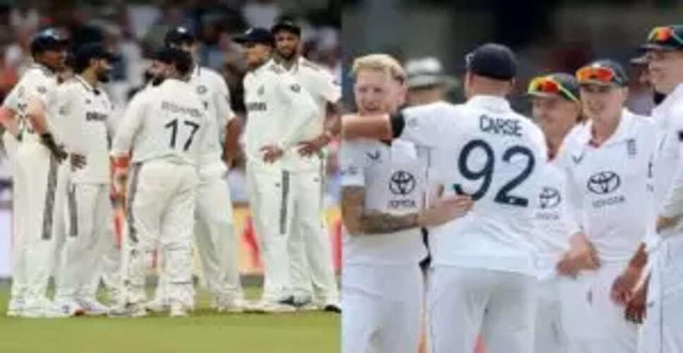 भारत और इंग्लैंड के बीच एजबेस्टन टेस्ट मैच के लिए कप्तान और उपकप्तान की घोषणा