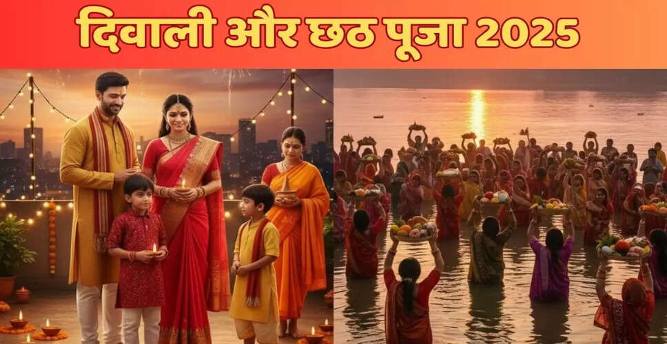 दिवाली और छठ पूजा 2025: जानें दोनों त्योहारों की तिथियाँ