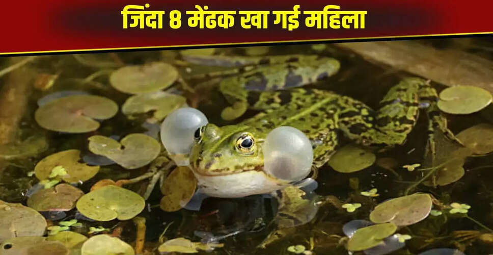 82 वर्षीय महिला ने पीठ दर्द के लिए खाए 8 जिंदा मेंढक, जानें क्या हुआ