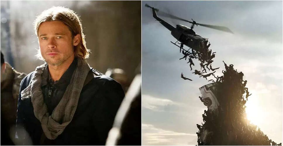 ब्रैड पिट की नई वर्ल्ड वॉर ज़ेड फिल्म का ऐलान
