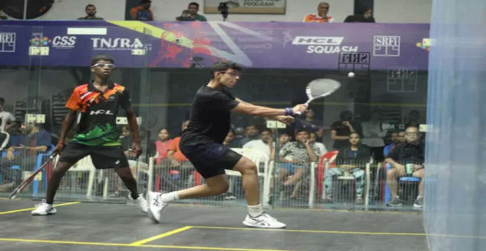 एशियाई जूनियर व्यक्तिगत स्क्वाश चैंपियनशिप में भारत का नेतृत्व करेंगे आर्यवीर देवान