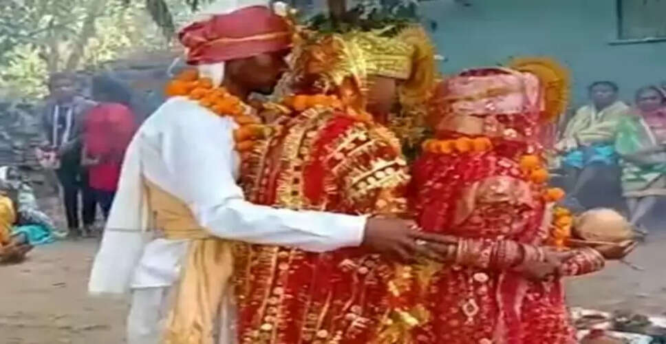 राजस्थान के गांव में पुरुषों की अनोखी शादी की परंपरा
