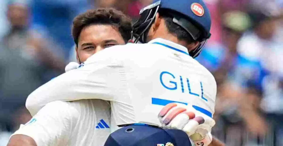 शुभमन गिल और ऋषभ पंत की बल्लेबाजी पर कोच की सराहना