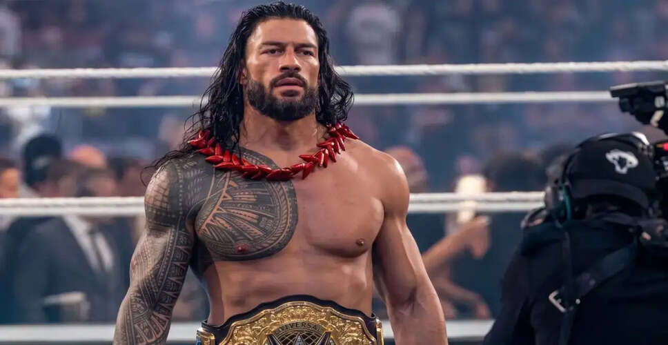 WWE Wrestlemania 42: रोमन रेंस और जैकब फातू के बीच टाइटल मुकाबला