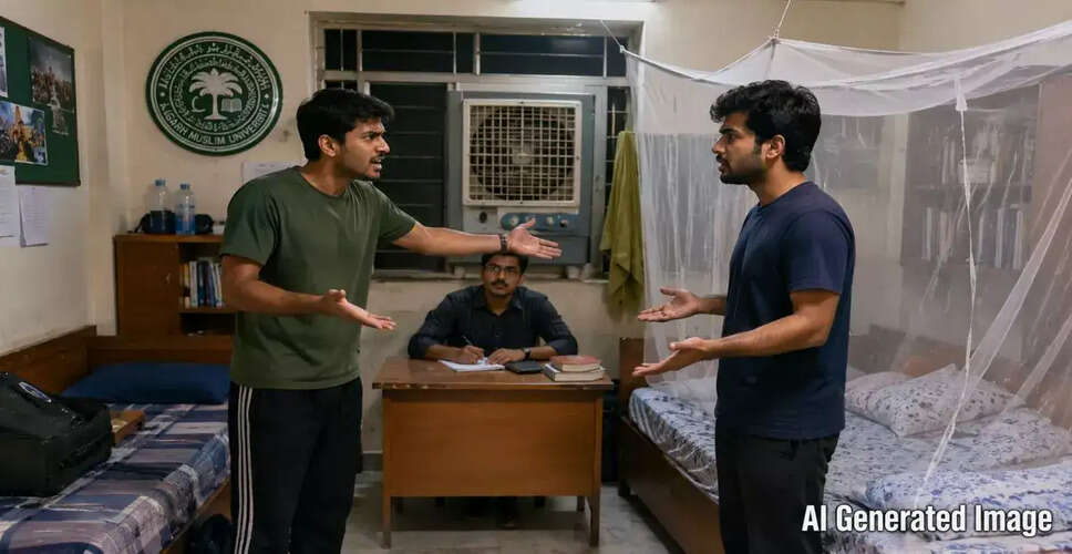 अलीगढ़ मुस्लिम यूनिवर्सिटी में मच्छरदानी को लेकर छात्रों के बीच झगड़ा
