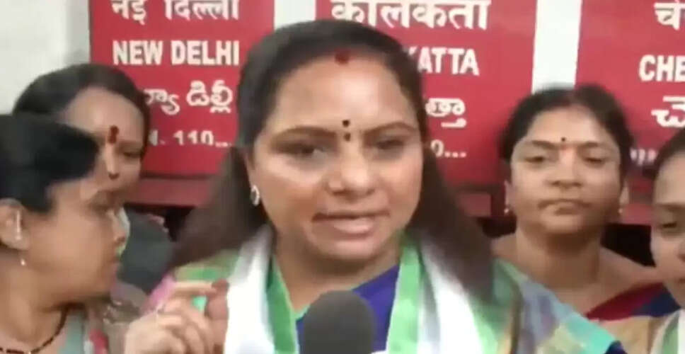 BRS MLC K Kavitha Urges Sonia Gandhi to Honor Promises to Telangana Women and Elderly