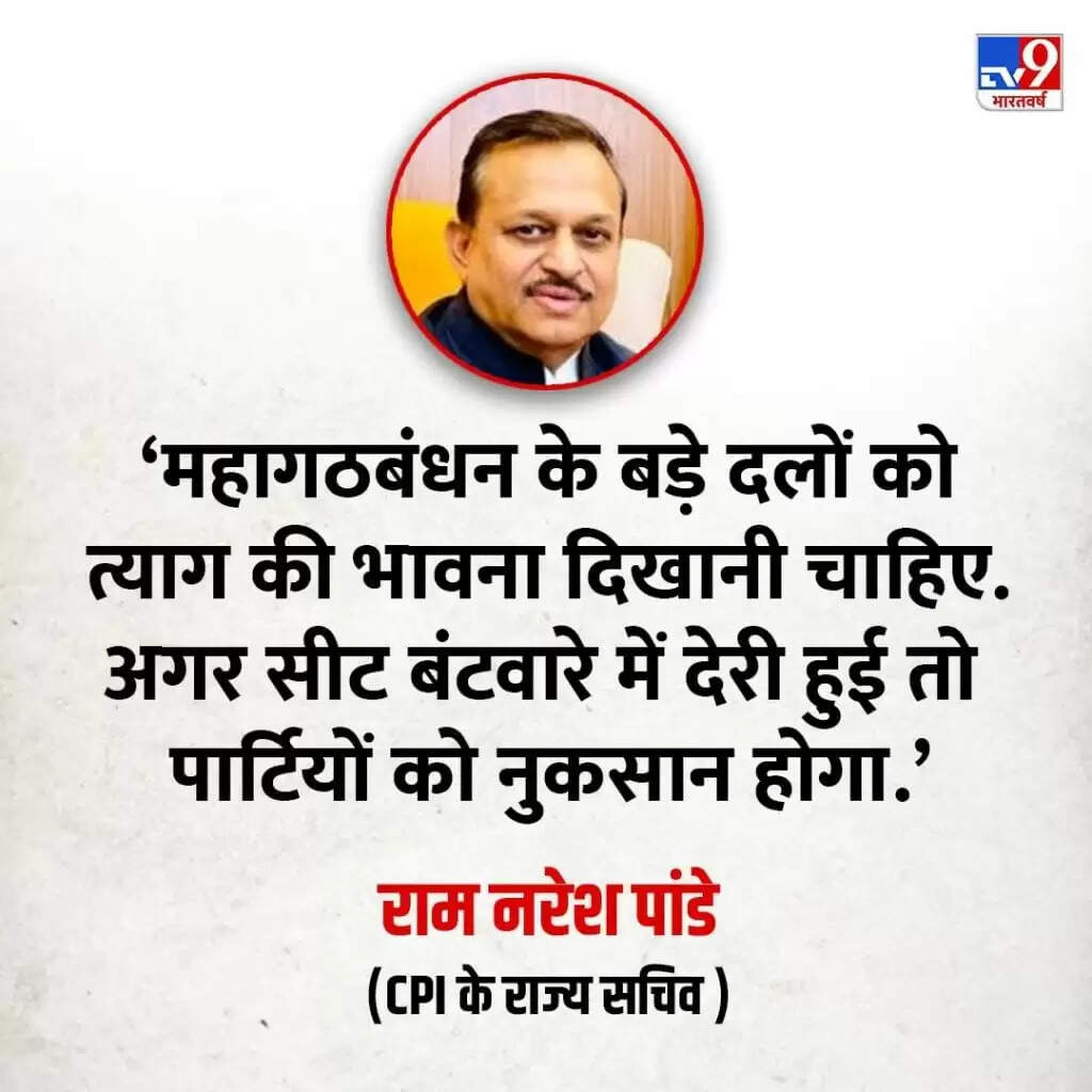 बिहार चुनाव: महागठबंधन में सीट बंटवारे को लेकर बढ़ी खींचतान