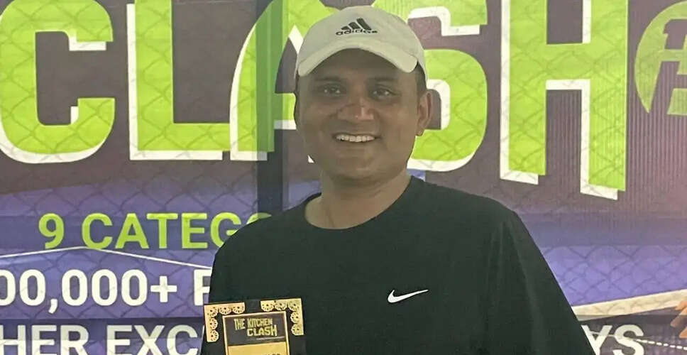 लोकेश चुघ ने 40+ पुरुष सिंगल्स खिताब जीता