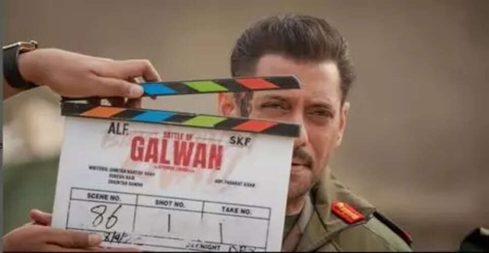 सलमान खान की नई फिल्म 'गालवान' की शूटिंग में व्यस्तता