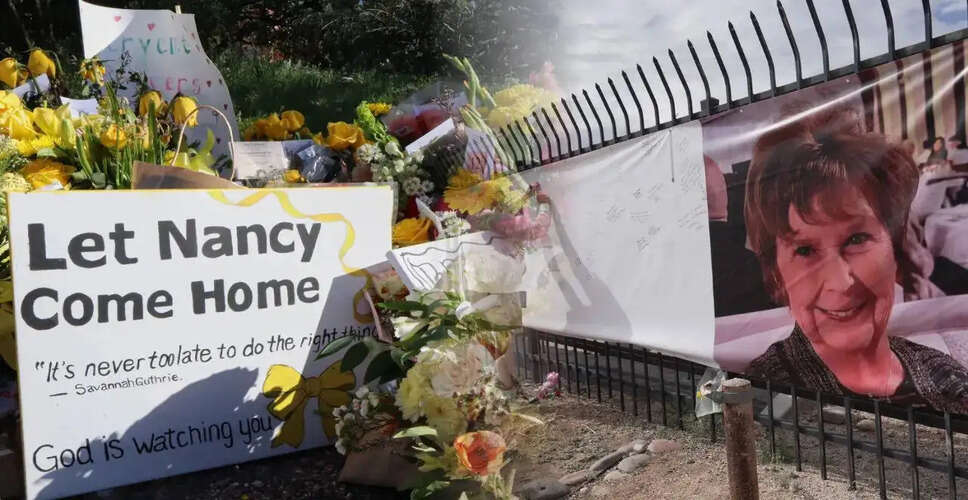 84 वर्षीय नैंसी गुथरी की रहस्यमय गुमशुदगी: जांच में नए मोड़