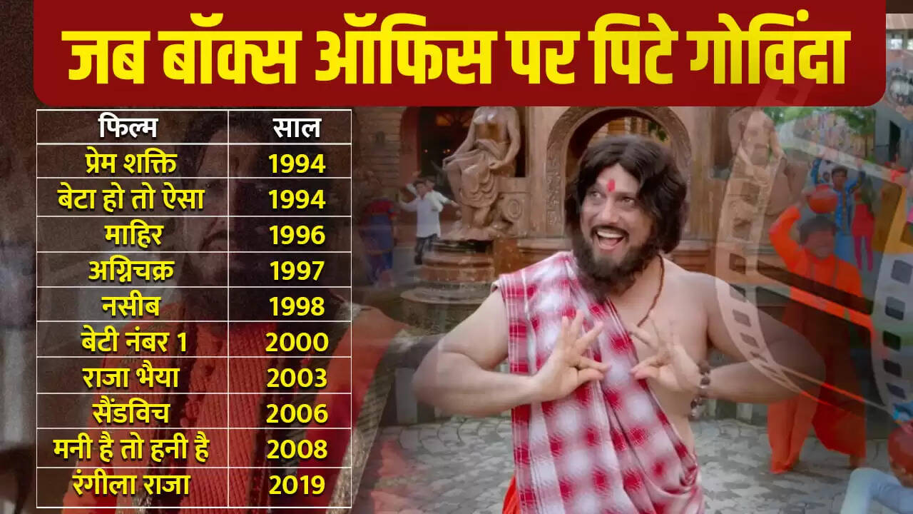 गोविंदा की 10 फ्लॉप फिल्में: कैसे सुपरस्टार बने फ्लॉपस्टार