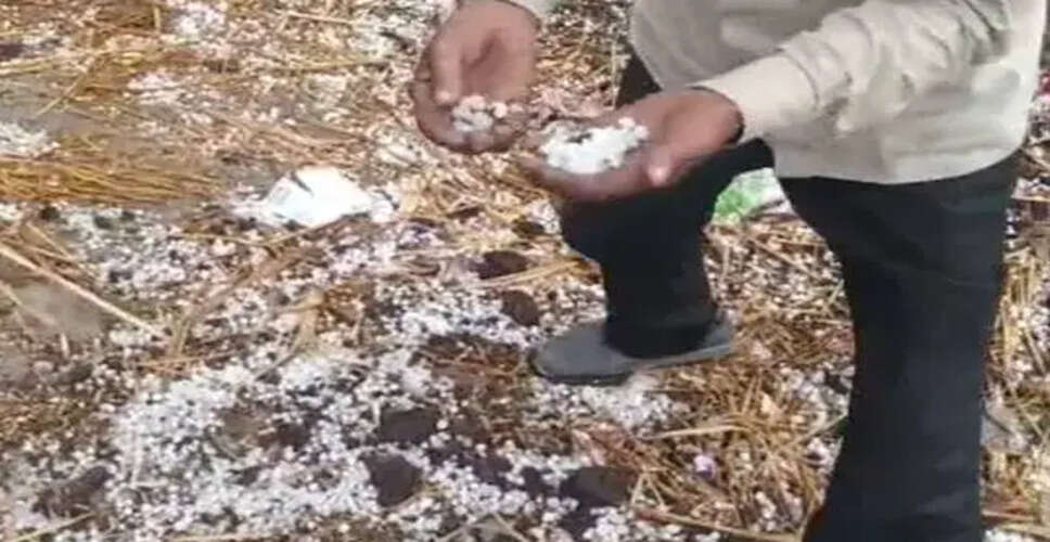 ओलावृष्टि से फसलों को नुकसान, मौसम में बदलाव जारी