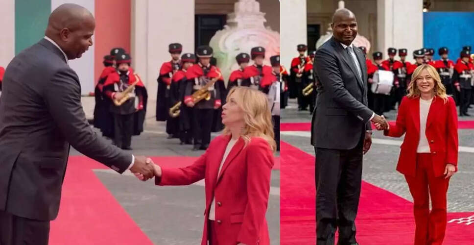 जॉर्जिया मेलोनी का राष्ट्रपति चैपो से मिला अनोखा रिएक्शन हुआ वायरल