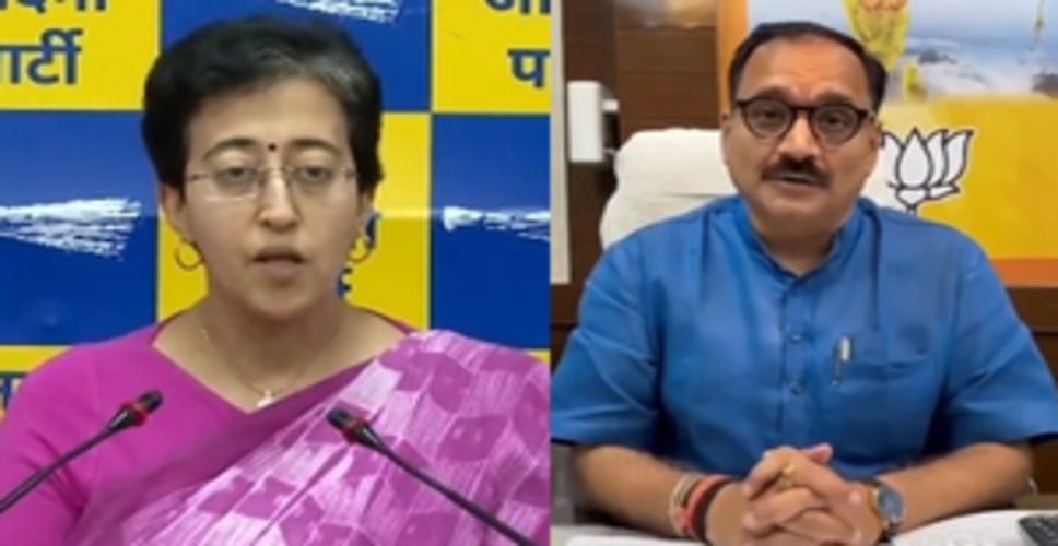 दिल्ली भाजपा ने आतिशी को भेजा कानूनी नोटिस