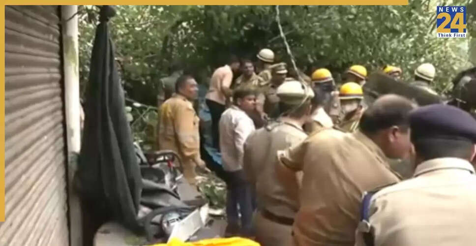 लकनऊ के काइसरबाग मछली बाजार में पेड़ गिरने से एक की मौत, चार घायल