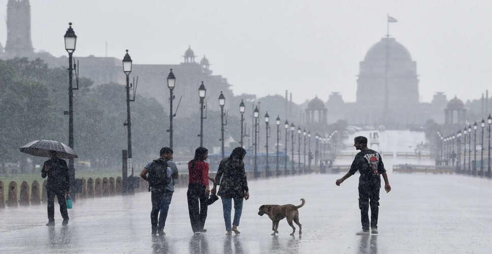 दिल्ली में मौसम का अलर्ट: बारिश और आंधी की संभावना