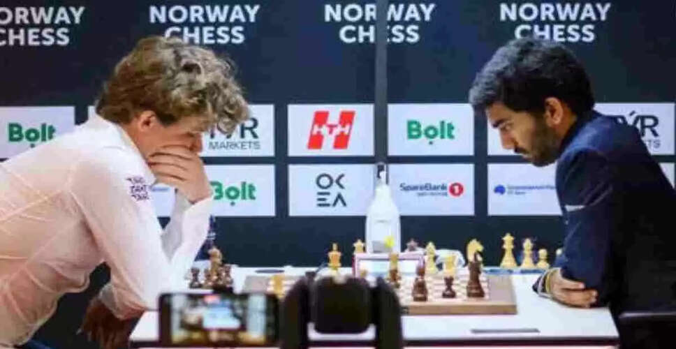 D Gukesh Achieves Historic Victory Over Magnus Carlsen in Norway Chess 2025