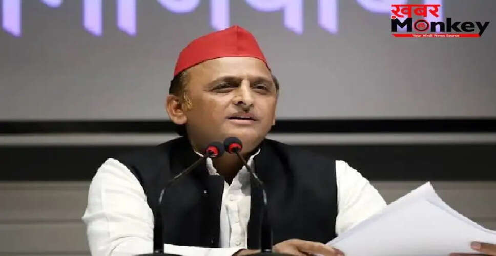 अखिलेश यादव ने बीजेपी पर साधा निशाना, चुनावी माफिया का किया जिक्र