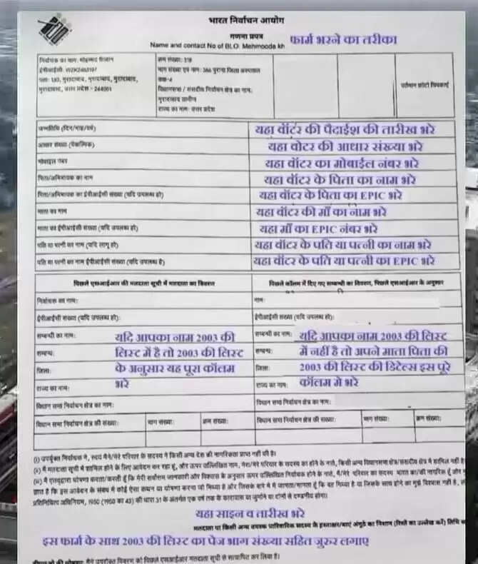 मतदाता सूची के पुनरीक्षण में बीएलओ की भूमिका और प्रक्रिया