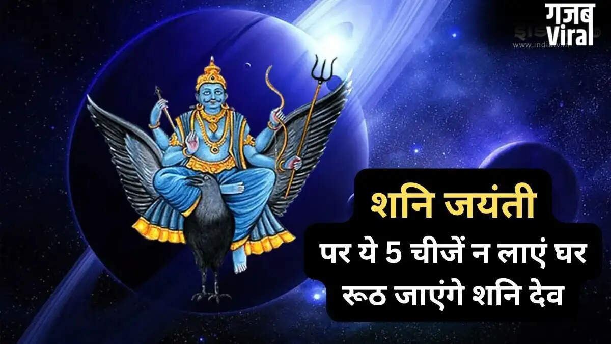 शनि जयंती पर घर न लाएं ये 5 चीजें, वरना हो सकती हैं परेशानियां