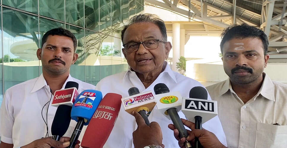 कांग्रेस नेता पी चिदंबरम ने हिंदी शब्दों के उपयोग पर उठाए सवाल