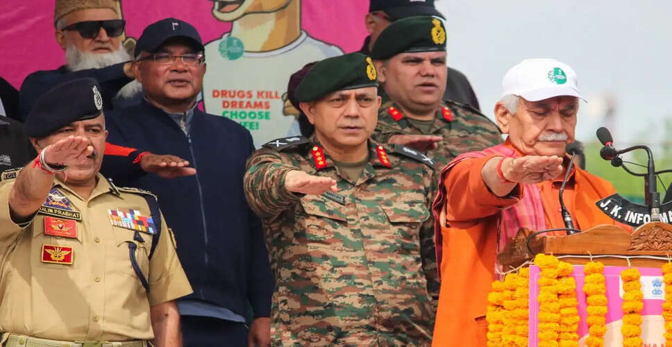 जम्मू-कश्मीर में नशा मुक्त अभियान के तहत उपराज्यपाल का नेतृत्व