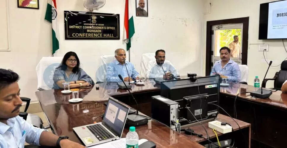 असम राज्य वित्त आयोग का मोरिगांव में दौरा और विकास योजनाओं की समीक्षा