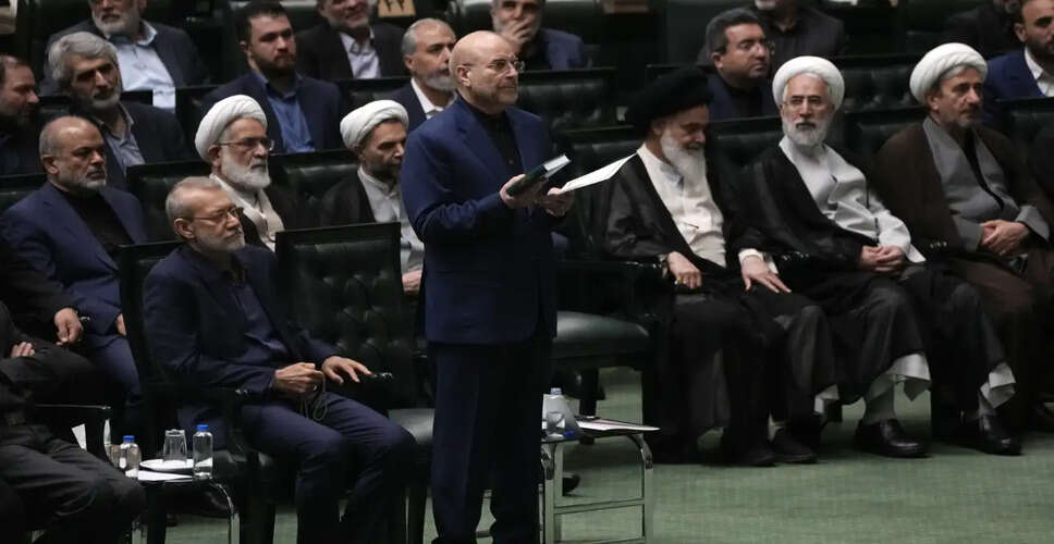 ईरान के साथ वार्ता के लिए अमेरिका ने संभावित नेता के रूप में ग़ालिबाफ़ को देखा