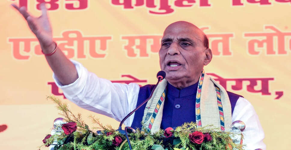 राजनाथ सिंह ने नीतीश कुमार की प्रशंसा की, बिहार के विकास पर जोर दिया