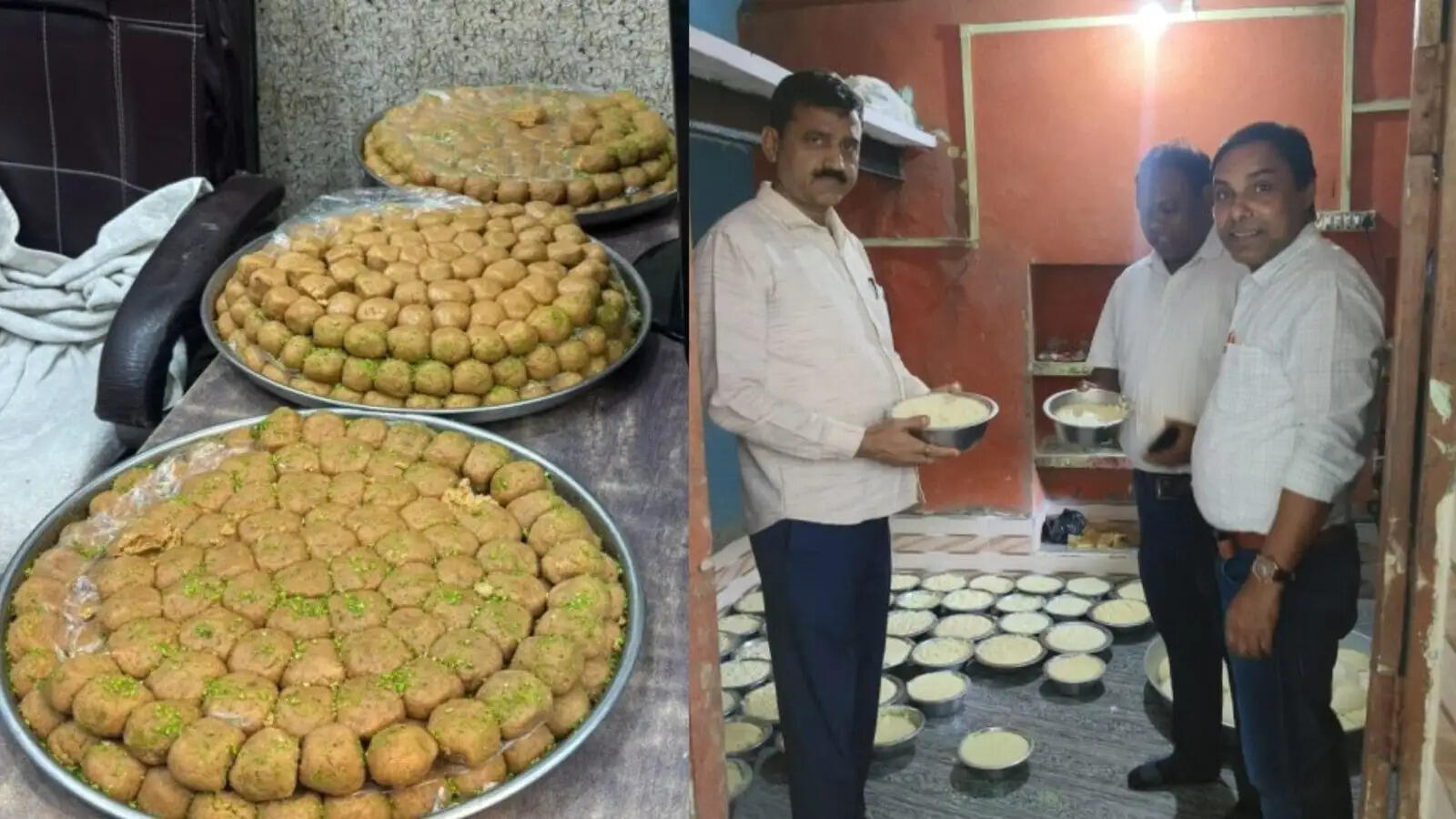 मथुरा में खाद्य सुरक्षा विभाग की छापेमारी: दूषित पेड़ा बरामद