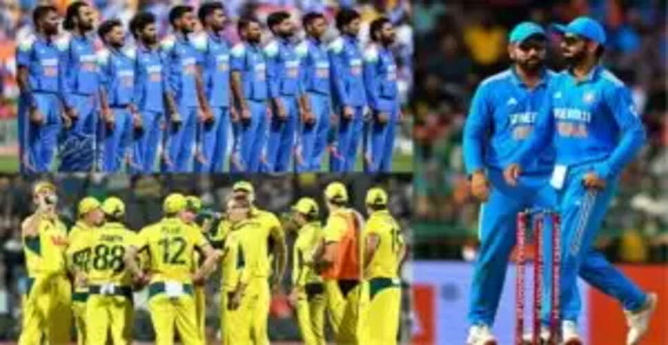 ऑस्ट्रेलिया के खिलाफ 3 ODI मैचों के लिए 15 सदस्यीय भारतीय टीम की घोषणा